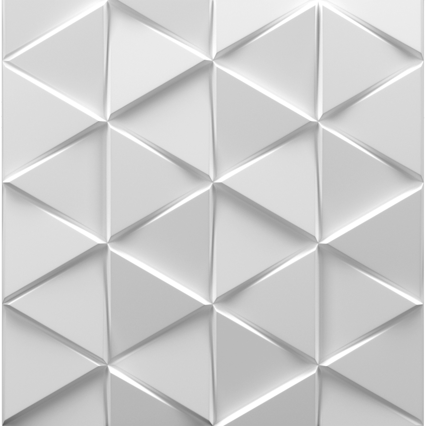 Плитка гіпсова 3D-панель BeautyWalls CLOVER 600×594 мм